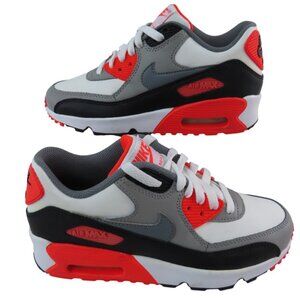 Nike Air Max 90 Infared Shoes Size 4.5Y Boys, or Women's Size 6, Mens Size 4.5